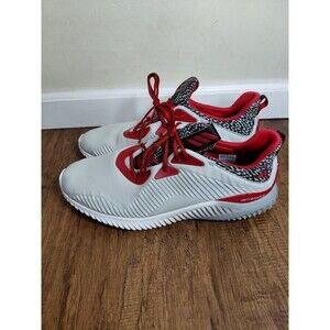 adidas alphabounce Men Size 12 Gray Red Sneakers Shoes
